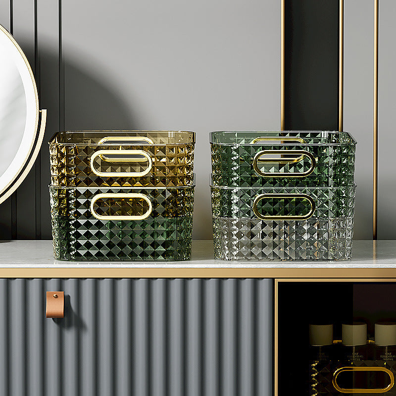 Transparent Organizing Storage Basket