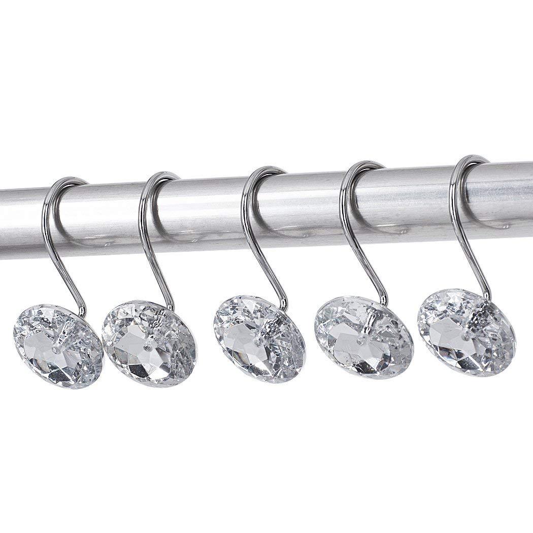 Rhinestone Shower Curtain Hook