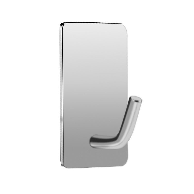 Wall-Hook Storage Self-Adhesive Sticky Stainless-Steel Bathroom Kitchen