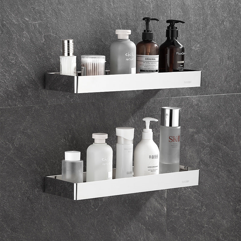 Mirror Front Bathroom Storage Rack