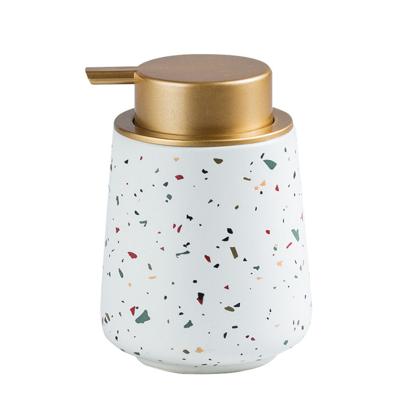 Ceramic Bathroom Hand Soap Set