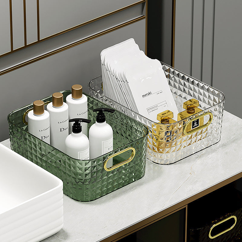 Transparent Organizing Storage Basket
