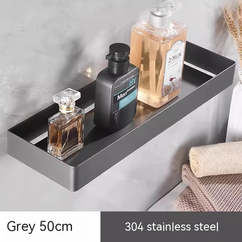 Mirror Front Bathroom Storage Rack