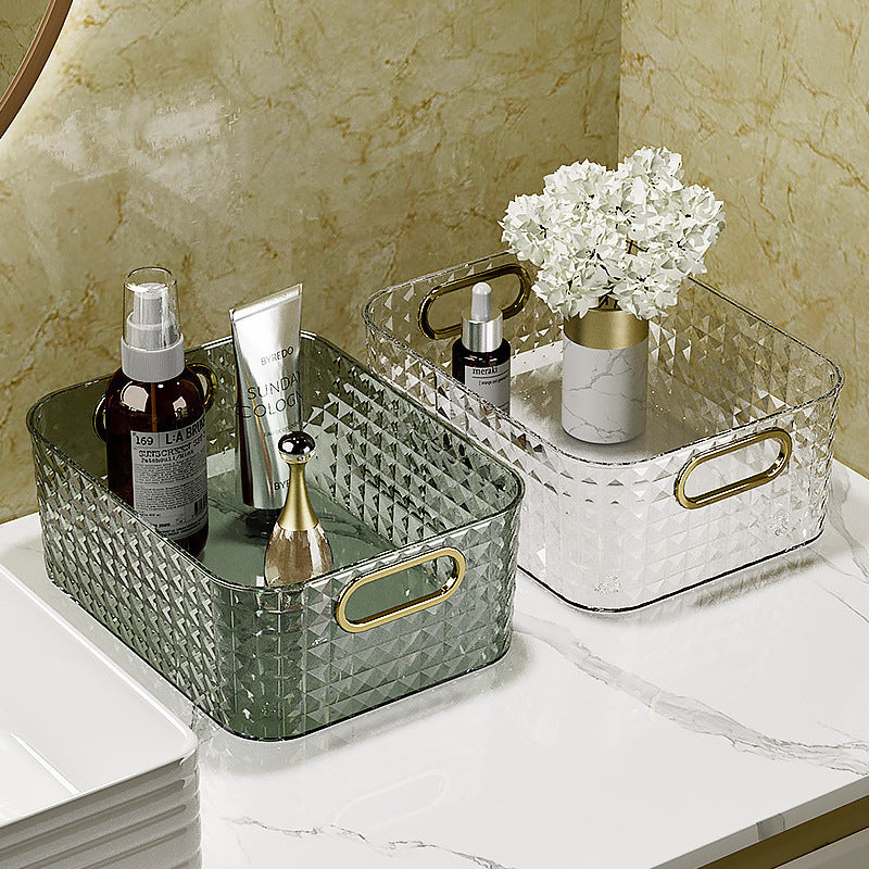 Transparent Organizing Storage Basket