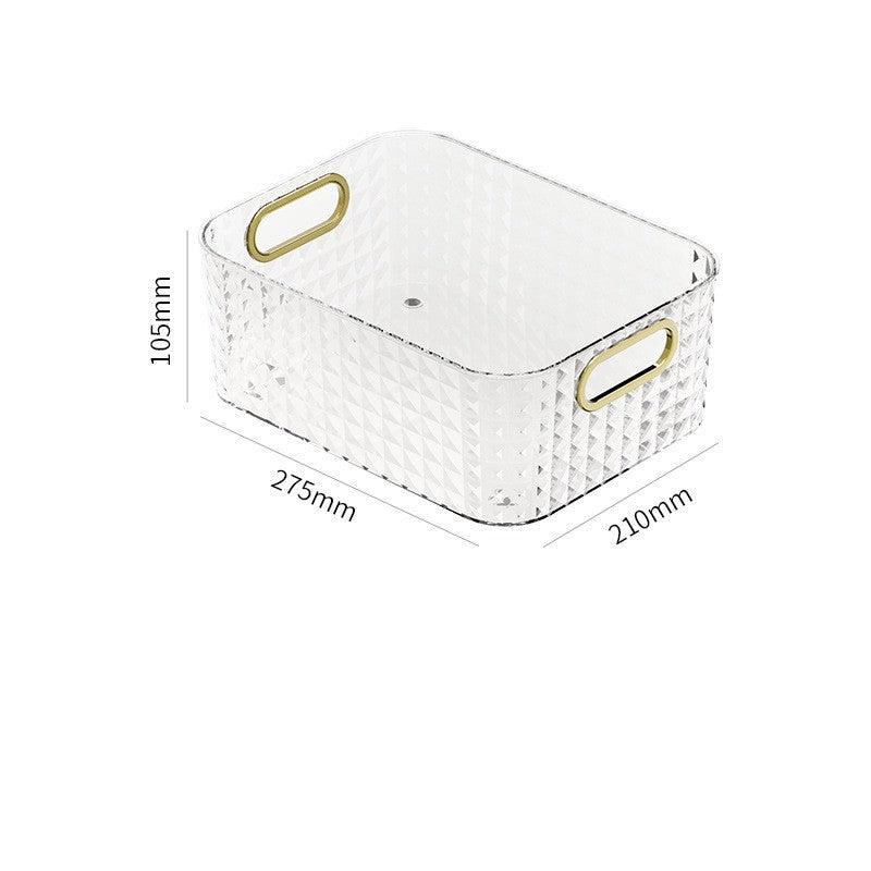 Transparent Organizing Storage Basket