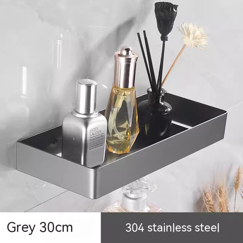 Mirror Front Bathroom Storage Rack