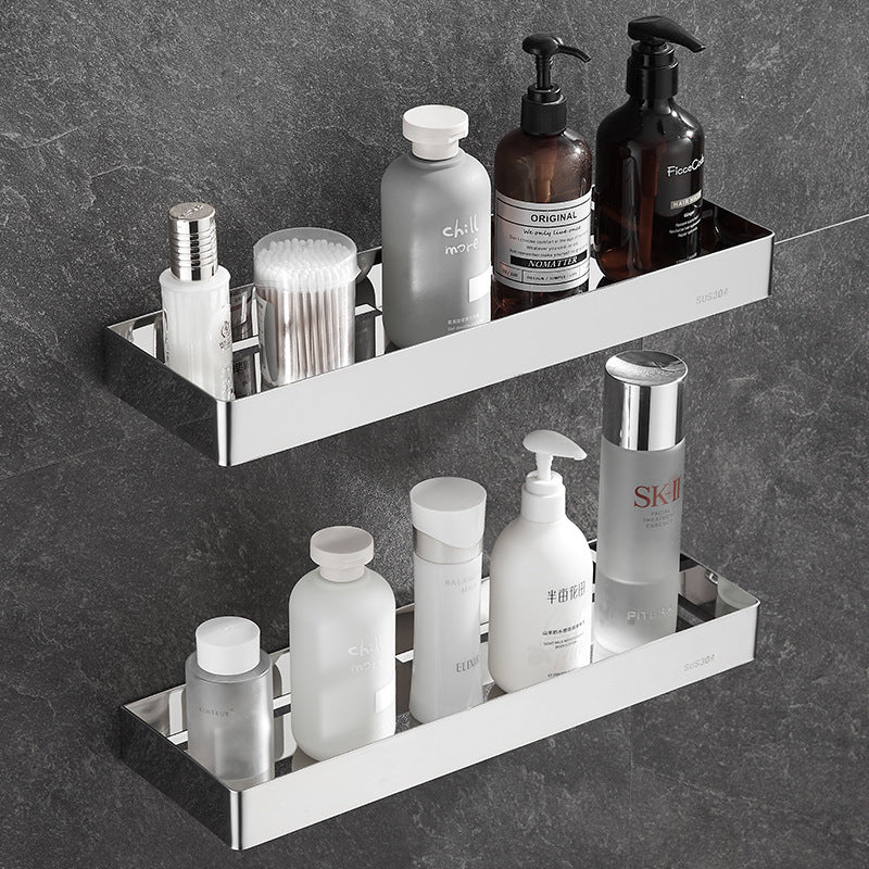 Mirror Front Bathroom Storage Rack