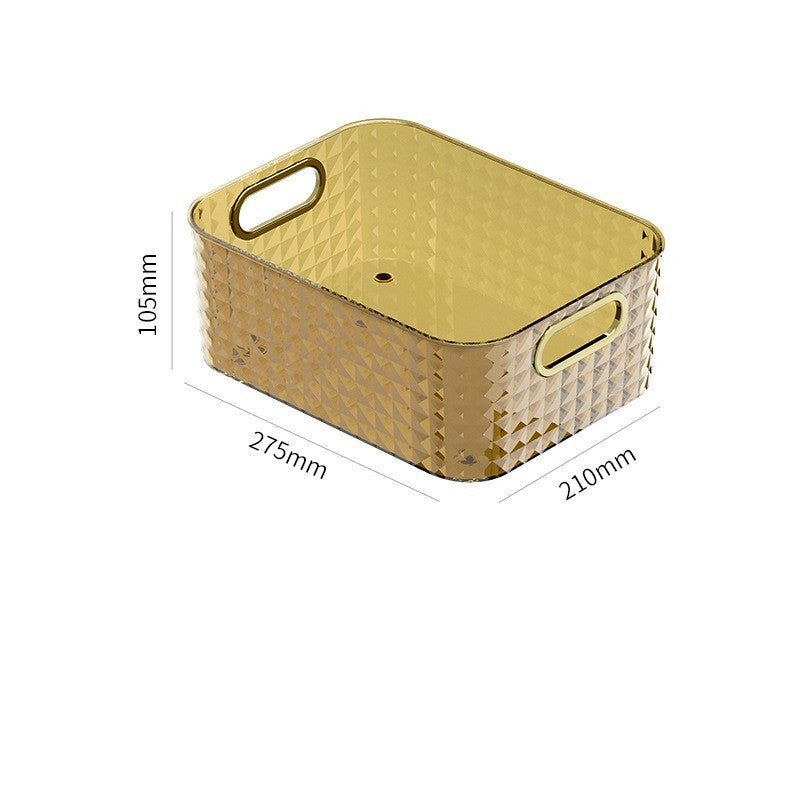 Transparent Organizing Storage Basket