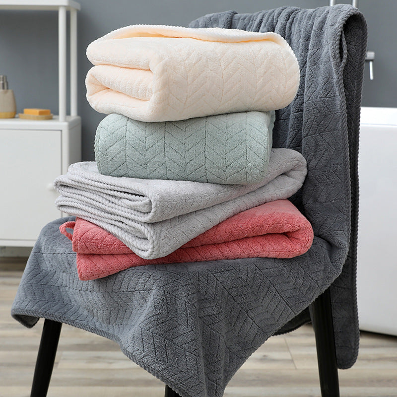 Coral Fleece Bath Towel
